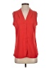 Nic + Zoe 100% Polyester Red Sleeveless Blouse Size S - photo 1