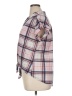 New York Laundry 100% Polyester Plaid Pink Short Sleeve Blouse Size XL - photo 5