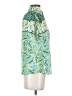 alex & lili 100% Polyester Green Sleeveless Blouse Size S - photo 4