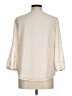 Talbots 100% Polyester Ivory 3/4 Sleeve Blouse Size M - photo 2