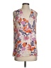 Rose + Olive 100% Polyester Tan Sleeveless Blouse Size S - photo 1