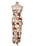 Shein Curve Floral Ivory Cocktail Dress Size 0X - photo 2