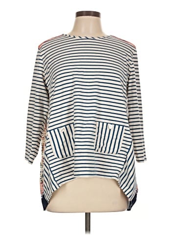 MULTIPLES 3/4 Sleeve Blouse (view 1)