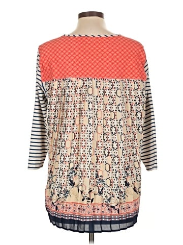 MULTIPLES 3/4 Sleeve Blouse (view 2)