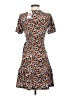 MICHAEL Michael Kors Print Brown Casual Dress Size XS - photo 2