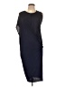 Helmut Lang 100% Polyester Solid Black Cocktail Dress Size L - photo 1