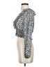 Zara Silver Long Sleeve Blouse Size XS - photo 5