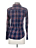 Old Navy 100% Cotton Plaid Blue Long Sleeve Button-Down Shirt Size XS - photo 2