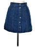 BDG Solid Blue Denim Skirt Size XS - photo 1