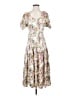 Assorted Brands Floral Ivory Casual Dress Size 4 - photo 1