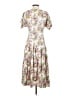 Assorted Brands Floral Ivory Casual Dress Size 4 - photo 2