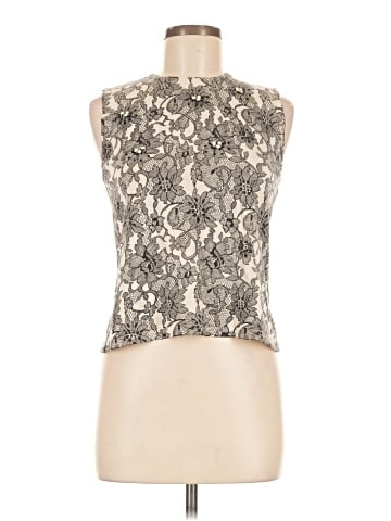 Rafael Sleeveless Silk Top (view 1)