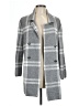 Anne Klein Plaid Gray Coat Size L - photo 1