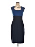 BCBGMAXAZRIA 100% Polyester Color Block Blue Cocktail Dress Size 10 - photo 1