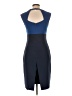 BCBGMAXAZRIA 100% Polyester Color Block Blue Cocktail Dress Size 10 - photo 2
