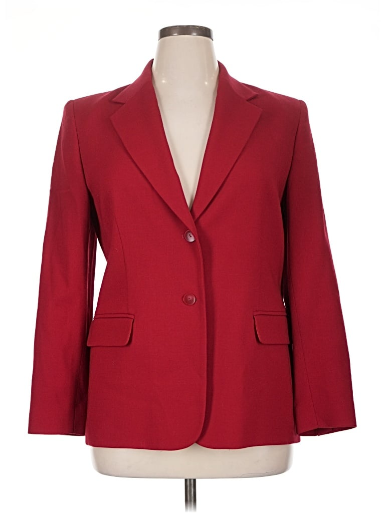 Pre-owned Pendleton Wool Blazer Jacket In Red