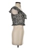 Zara Silver Sleeveless Blouse Size XS - photo 4