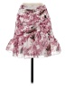Missguided Floral Pink Formal Skirt Size 2 - photo 1
