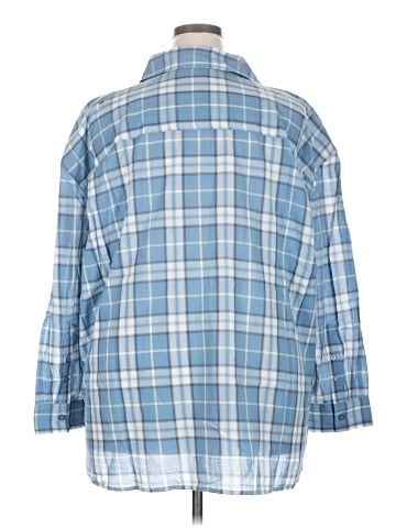 Treasure & Bond 3/4 Sleeve Button-Down Shirt (view 2)