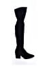 Unbranded 100% Leather Black Boots Size EU 38 - photo 1