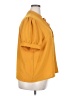 Shein Curve 100% Polyester Yellow Short Sleeve Blouse Size 2XL - photo 4