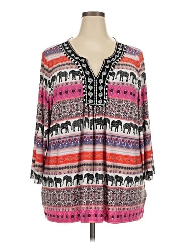 Ruby Rd. 3/4 Sleeve Blouse (view 1)