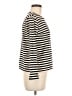 Kule 100% Cotton Stripes Ivory Long Sleeve Turtleneck Size M - photo 4