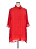 Avenue Studio 100% Polyester Red Short Sleeve Blouse Size 18 - photo 1
