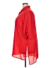 Avenue Studio 100% Polyester Red Short Sleeve Blouse Size 18 - photo 5