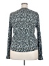 MNG 100% Polyester Blue Long Sleeve Blouse Size XXL - photo 2