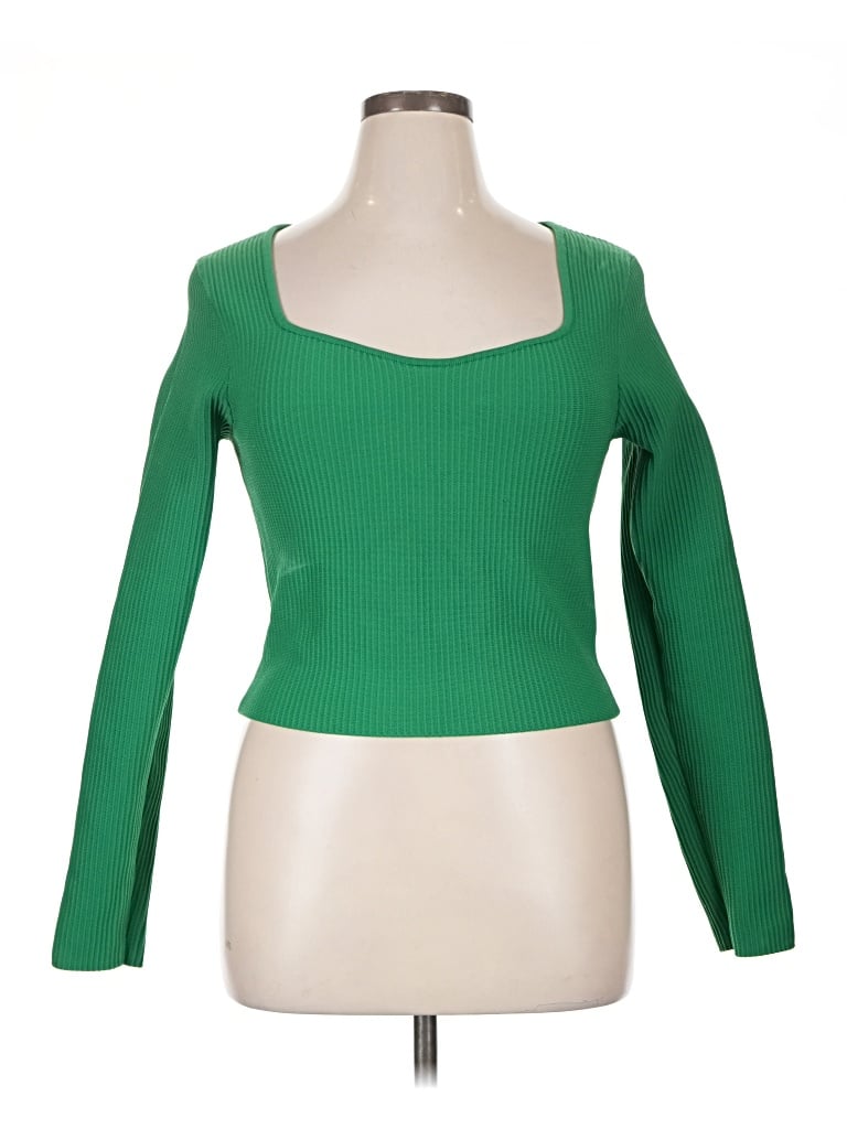 Pre-owned Forever 21 Cardigan Sweater In Green