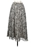 A New Day 100% Polyester Animal Print Silver Casual Skirt Size XS - photo 1