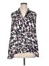 Nic + Zoe 100% Polyester Purple Sleeveless Button-Down Shirt Size 1X - photo 1
