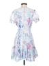 Unbranded 100% Viscose Tie-dye Blue Cocktail Dress Size 1 - photo 2