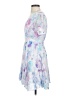 Unbranded 100% Viscose Tie-dye Blue Cocktail Dress Size 1 - photo 5