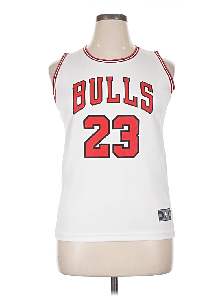 Pre-owned Fanatics Sleeveless Top White Halter Neckline Tops