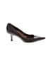 BCBG 100% Leather Brown Heels Size 8 1/2 - photo 1
