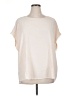 Shein Curve 100% Polyester Ivory Short Sleeve Blouse Size 16 Plus (2) - photo 1