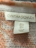 Cynthia Rowley TJX Paisley Orange Pullover Sweater Size S - photo 7