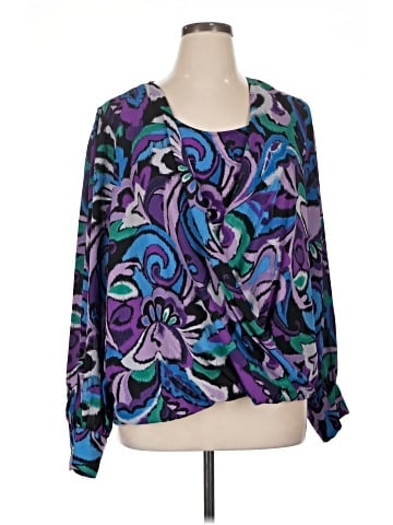 Susan Graver Long Sleeve Blouse (view 1)