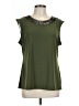 Roz & Ali Green Sleeveless Blouse Size L - photo 1