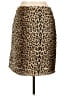 Larry Levine 100% Polyester Animal Print Brown Tan Casual Skirt Size 10 - photo 2