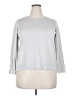 Halogen Silver Sweatshirt Size 2X - photo 1