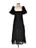 Shein 100% Polyester Black Casual Dress Size 6 - photo 2
