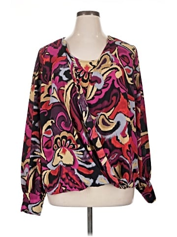 Susan Graver Long Sleeve Blouse (view 1)
