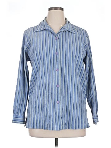 Draper's & Damon's Long Sleeve Button-Down Shirt (view 1)