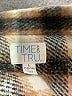 Time and Tru Plaid Brown Coat Size L - photo 6