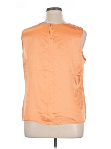 St. John Collection Sleeveless Silk Top (view 2)