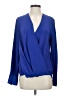 Rag & Bone 100% Silk Blue Long Sleeve Silk Top Size S - photo 1
