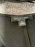 Perceptions Solid Black Casual Dress Size M - photo 7